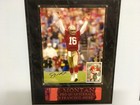 Joe Montana San Francisco 49ers  autographed 8x10 photo plaque COA — photo 1
