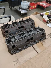 1967 Small Block Chevy SBC 327 2.02/1.60 Hi Performance Hump Heads 3890462 462