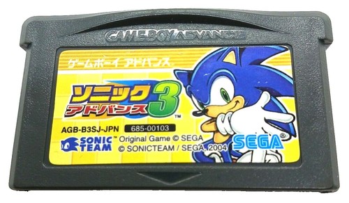 SONIC ADVANCE 3 Gameboy Advance Nintendo 0763 gba | eBay