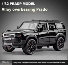 1/32 Toyota PRADO Land Cruiser Car Model Diecast Simulation Sound Light Kid Gift