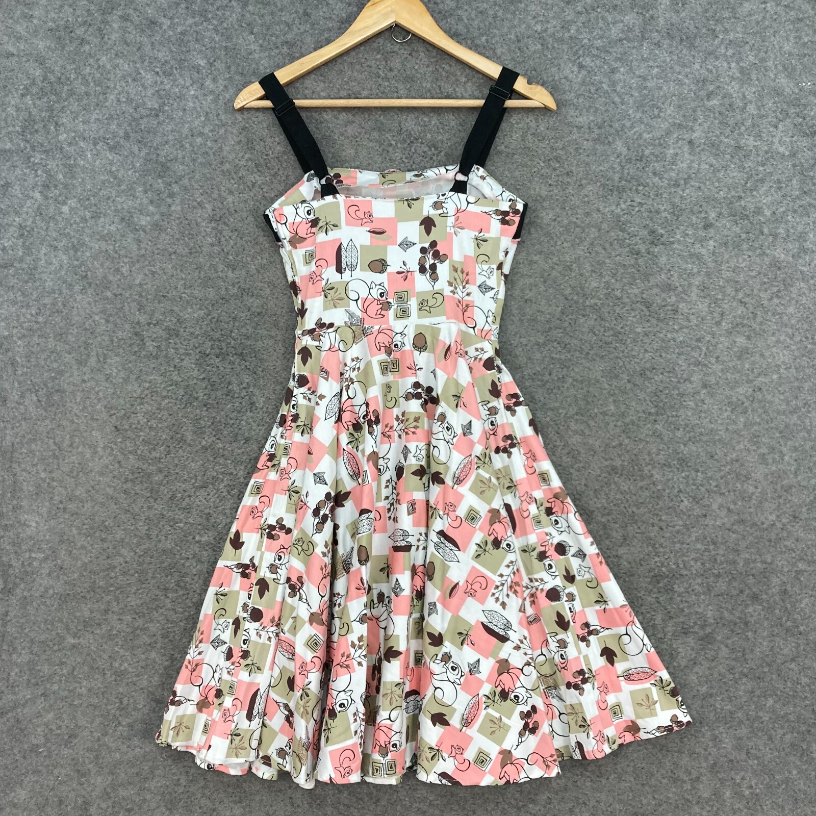 NEW Pinup Couture Womens Dress Size XS Extra Small Squirrel Sleeveless 17314 image 10