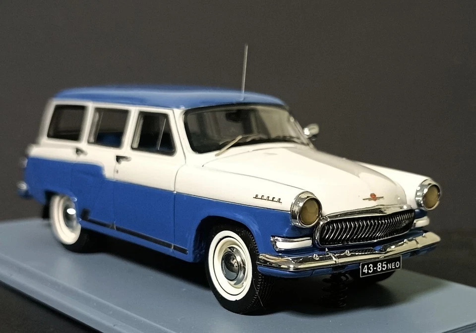 1/43 GAZ-M22 Volga 1960, white/blue USSR NEO - Image 2 of 4