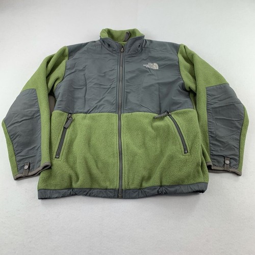 north face sweater green