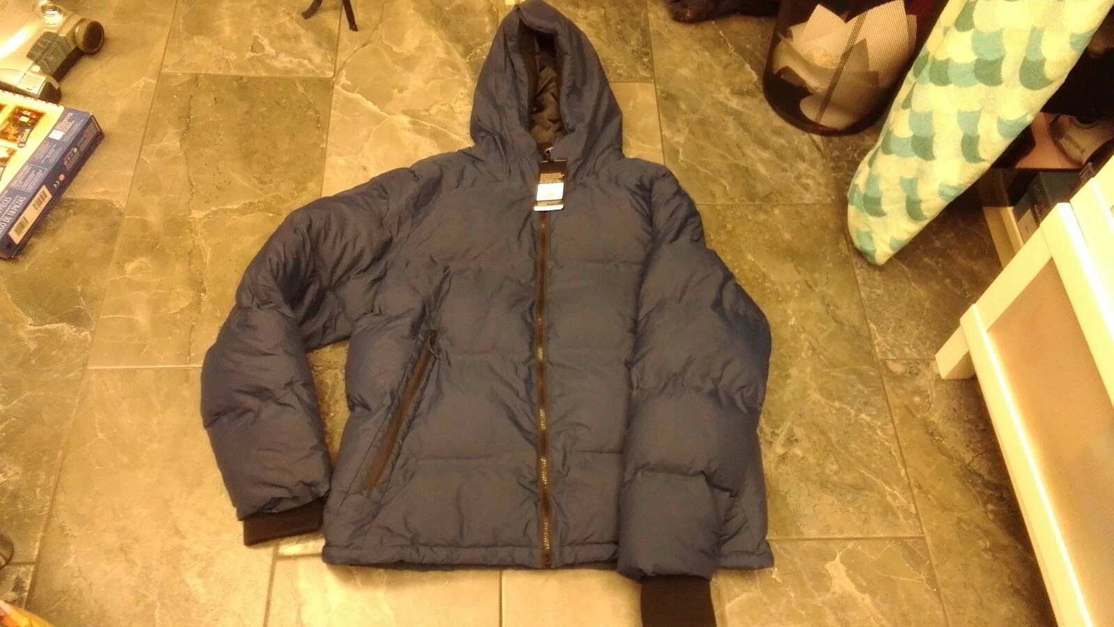 NWT C9 CHAMPION MENS PUFFER JACKET BLUE XL