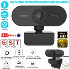 Full HD 1080P PC Mac Computer Web Camera USB Laptop Built-in Microphone Webcam