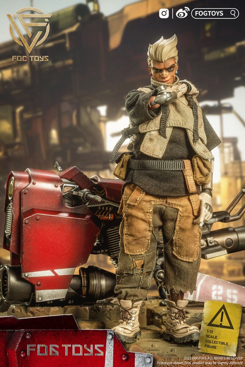 FOGTOYS EA01 Fantasy Doomsday Wasteland w/Motorcycle 1/12 FOGTOYS EA01 Fantasy Doomsday Wasteland w/Motorcycle 1/12