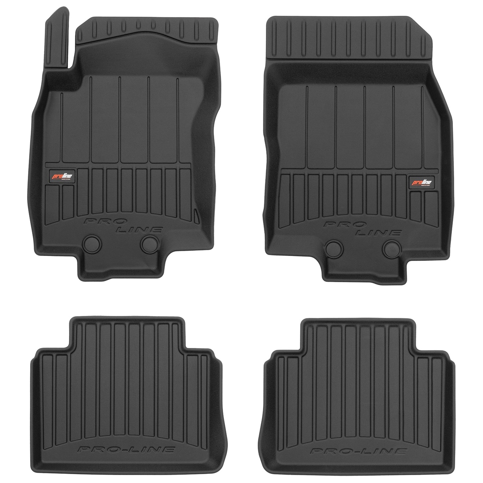Tapis de sol TPE Frogum Pro-Line étanche avec rebords 3D pour Nissan X-Trail III