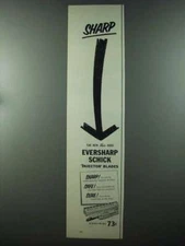 1956 Eversharp Schick Injector Blades Ad