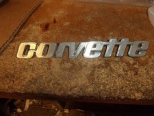 Corvette Rear Bumper Emblem 76 77 78 79 1976 1977 1978 1979