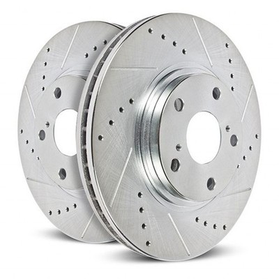 Power Stop Brake Rotors For Volkswagen Golf Alltrack 2017-2019 Front Evolution