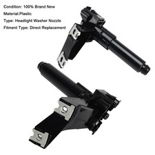 1 Pair Front Headlight Spray Washer Nozzle Pour Mitsubishi Outlander 2016-2018