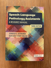 Speech language pathology assistants a resource manual third edition