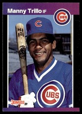 1989 Donruss Manny Trillo Chicago Cubs #608