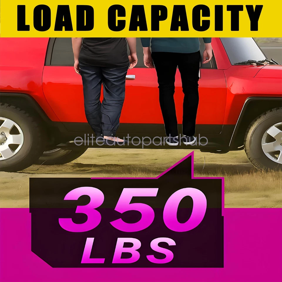 (Par) Escalones laterales para estriberas izquierda y derecha Toyota FJ Cruiser 2007-2014 Foto 3 de 4