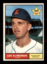 1961 Topps #462 Lou Klimchock   NM/NM+ X2715247