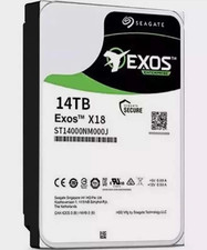 One Brand New ST14000NM000J Seagate Exos X18 14TB 3.5 7200RPM SATA