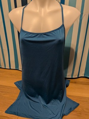 Wicked Weasel Blue Dress with Golden Chains Medium