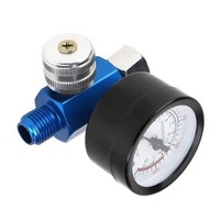 1/4 Zoll Druckregler Mit Manometer FüR Lackierpistole Spritzarbeiten