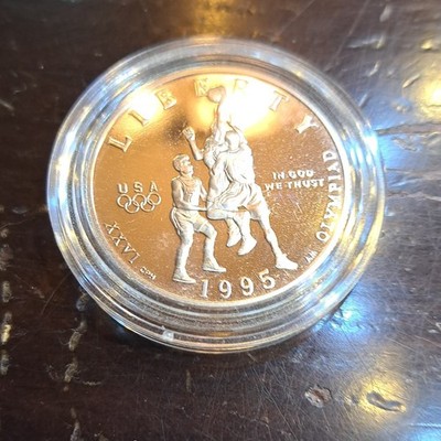 1995 Atlanta Olympics Olympic Basketball Commemorative Half Dollar 50C