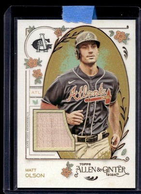 2024 Topps Allen & Ginter #AGR-MO Matt Olson Full-Size Relics B