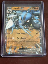 Lucario ex Pokémon Scarlet & Violet Black Star Promo #017 - NM