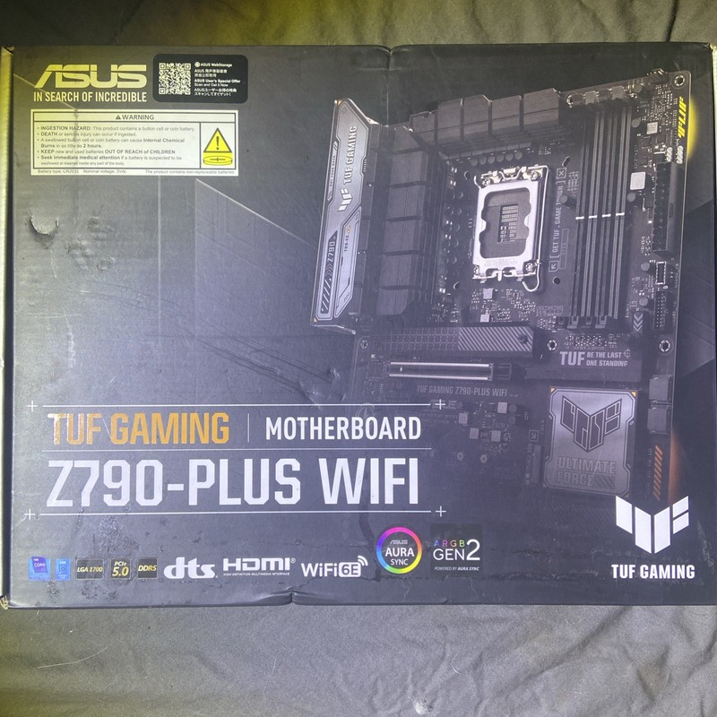 ASUS TUF Gaming Z790 Plus Wi-Fi Socket LGA-1700 Intel Z790 ATX Motherboard