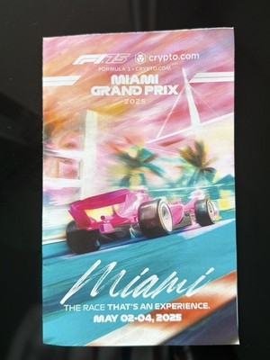 2025 F1 Miami Grand Prix Race Day Fan Guide & Campus Map Program Formula 1