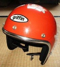 Griffin Vintage Jet Helmet Repaired L Size Japanese Brand Used
