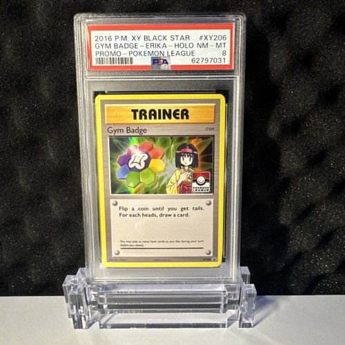 Gym Badge graded PSA 8 for sale on eBay