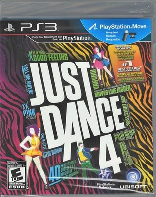 Just Dance 4 (PlayStation Move) PS3 (Brand New Factory Sealed US Version) PlaySt