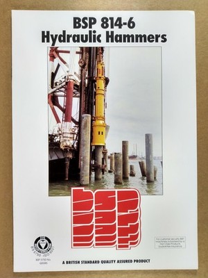 BSP 814-6 Hydraulic Hammers Brochure
