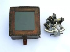 Collectible Nautical Sextant with Leather Box Perfect Gift for Dad & Him Gift