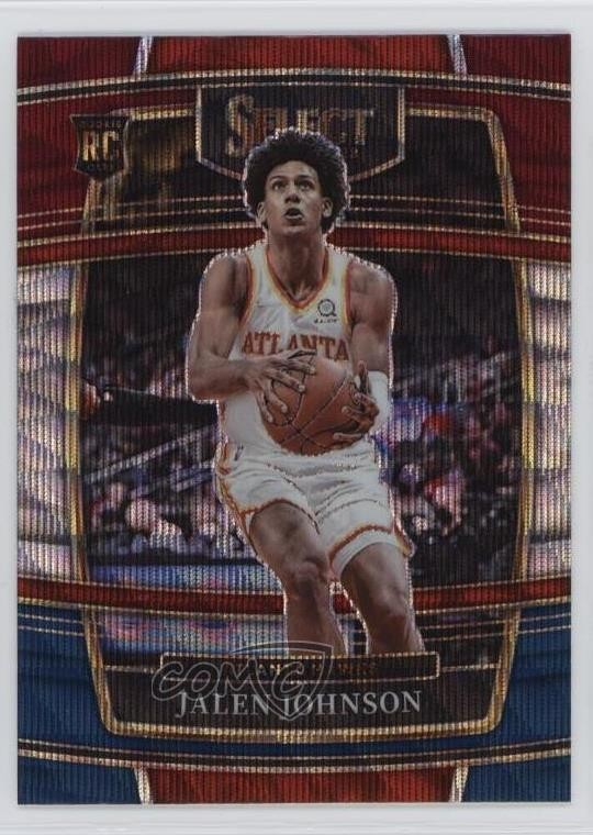2021-22 Panini Select Concourse Tri-Color Prizm Jalen Johnson #17 12jg