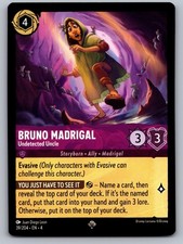 Bruno Madrigal - Undetected Uncle 0/204 Super Rare Fabled Lorcana Near Mint