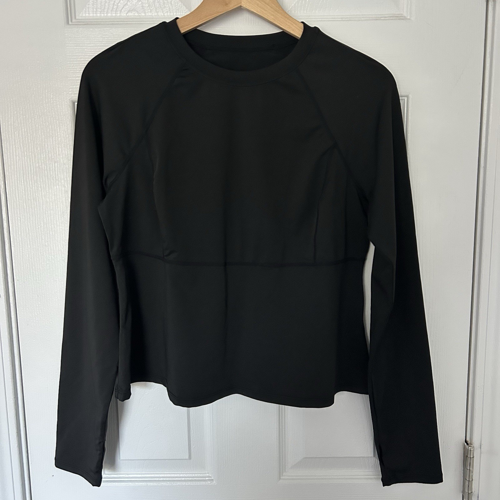 Halara Solid Thumb Hole Yoga Plus Size Sports Top… - image 1