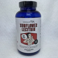 Legendairy Milk Sunflower Lecithin 1200mg 200 Softgels EX 3/27 Milk Flow LDL Sup