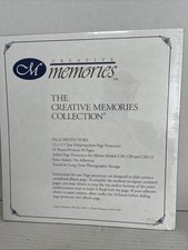 New Creative Memories 12x12 Page Protectors, 15 Sheets Old Style