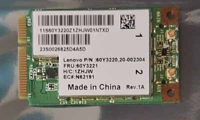 Wlan Wifi FRU 60Y3221 Broadcom BRCM1028 aus Notebook Lenovo G550