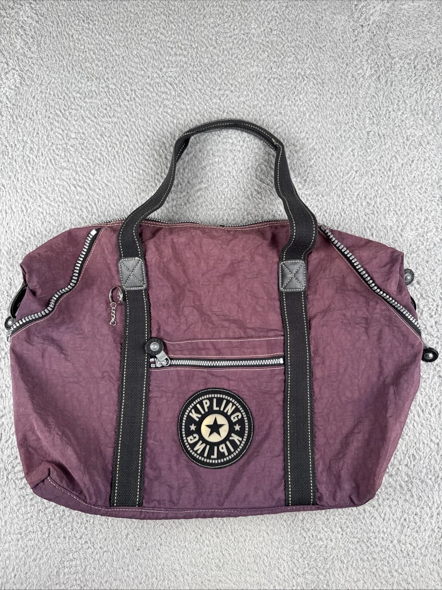 Kipling Bright Purple Canvas Multi-Pocket Satchel Amazon.com: Kipling Women main image 3