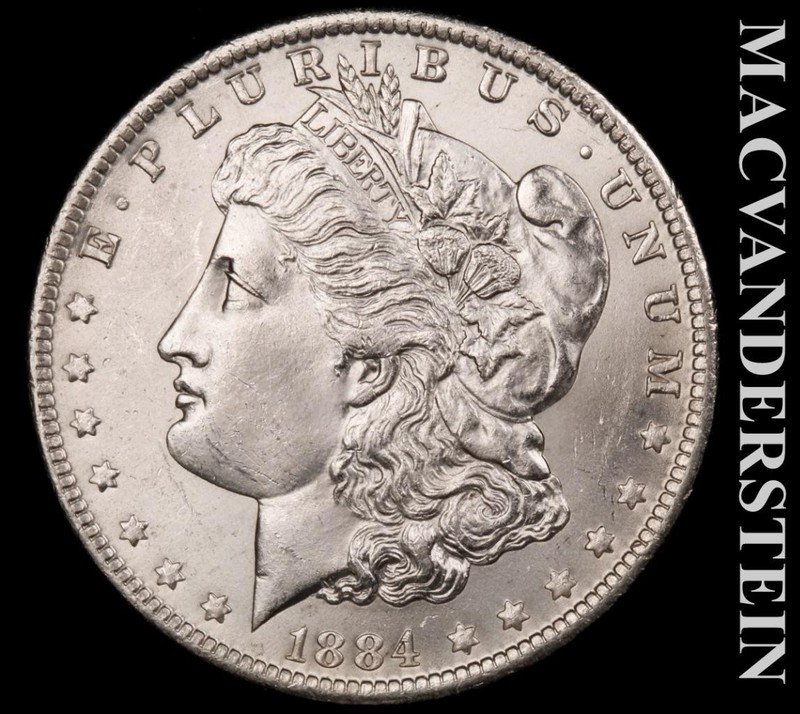 1884-O Silver Morgan Dollar - Choice Gem Brilliant Unc+++  Lustrous  #L7930