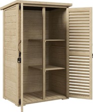 VivaGarden Capanno Attrezzi 2 ante Legno 75x50x118 cm Legno Naturale