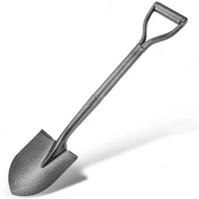 All Metal Shovels for Digging Gardening - 30in Small Shovel Spade with Short ...