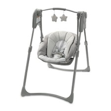 Graco Slim Spaces Compact Portable Baby Swing Reign