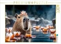 Calvendo Puzzle I Love Water Lily Beauty Baths | 1000 Pieces, Finished Size 25.2
