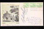 US COVER CENTURY OF PROGRESS CHICAGO WORLDS FAIR FDC SCOTT 728 FORT DEARBORN