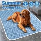 New Dog Cooling Mat Summer Washable Portable Pet Coolings Pad Dogs Cat Ice Silk