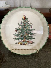 Spode Christmas Tree 9" Quiche Dish
