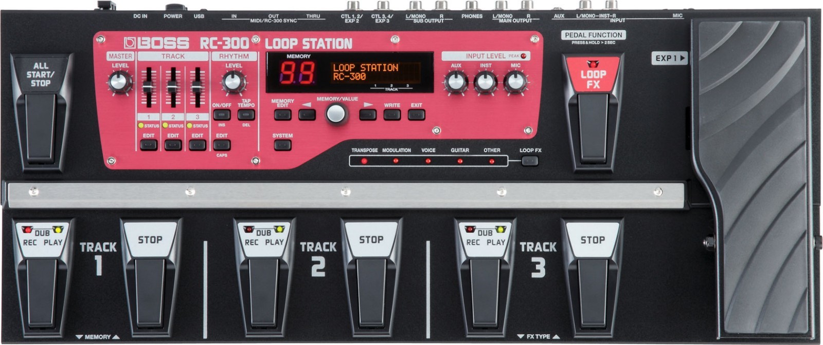 Boss Rc300 Looper Guitar Effect Pedal For Sale Online Ebay