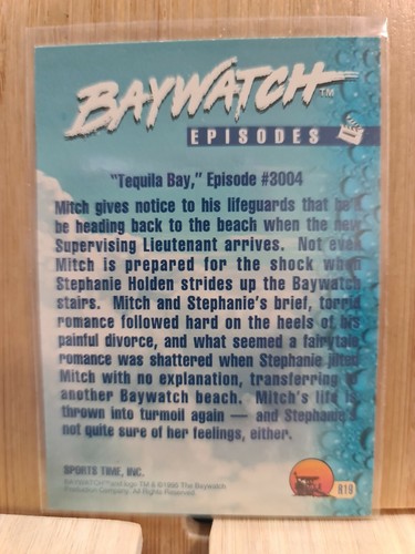 Baywatch 1995๐ Sports Time Inc. RAINBOW #R19 Trading Card ๐FREE POST - Picture 2 of 2