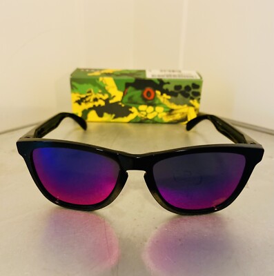 【限定品】OAKLEYのFrogskins Jupiter Camoサングラス NEW! Oakley FROGSKINS JUPITER Camo Sunglasses +Red Iridium Display